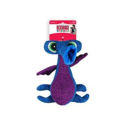 KONG Woozles Sqeaking Dog Toy Medium Blue