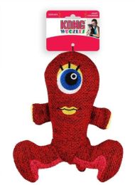 KONG Woozles Sqeaking Dog Toy Medium Red