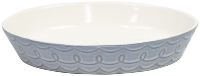 Pioneer Pet Ceramic Bowl Loop Oval 8.2" x 1.45"