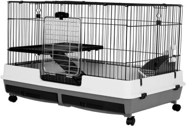 AE Cage Company Deluxe Two Level Small Animal Cage 32"x21"x26"