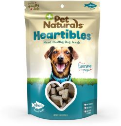 Pet Naturals Heartibles Dog Treats Salmon Flavor