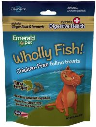 Emerald Pet Wholly Fish! Digestive Health Cat Treats Tuna Recipe