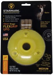 Starmark Flexgrip Ringer UFO Treat Toy Medium