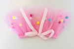 Pink Pom Pom Dog Tutu Skirt (XXXL)