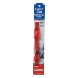 Coastal Pet Safe Cat Nylon Adjustable Breakaway Collar - Red