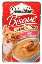 Hartz Delectables Bisque Lickable Cat Treats - Tuna & Chicken