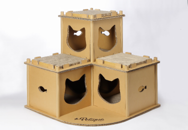 Feline Fortress Cat House