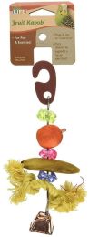 Penn Plax Bird Life Fruit-Kabob Wood Parakeet Toy