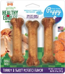 Nylabone Healthy Edibles DHA Puppy Chews - Turkey & Sweet Potato