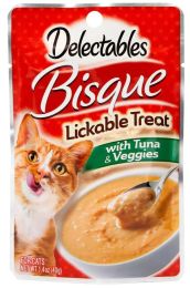 Hartz Delectables Bisque Lickable Treat for Cats - Tuna & Veggies