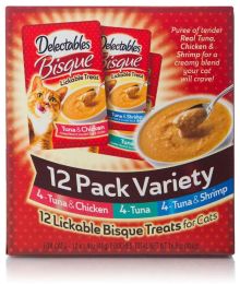 Hartz Delectables Bisque Lickable Treat for Cats - Variety Pack