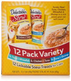 Hartz Delectables Stew Lickable Treat for Cats - Variety Pack