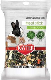 Kaytee Superfoods Small Animal Treat Stick - Spinach & Kale