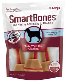 SmartBones Large Vegetable and Chicken Bones Rawhide Free Dog Chew