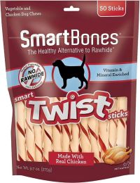 SmartBones Vegetable and Chicken Smart Twist Sticks Rawhide Free Dog Chew