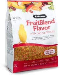 ZuPreem Fruit Blend with Natural Fruit Flavors Pellet Bird Food for Very Small Birds (Canary and Finch)