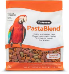 ZuPreem Pasta Blend Pellet Bird Food for Larg Birds (Macaw and Cockatoo)