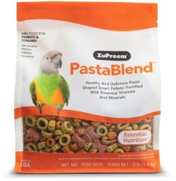 ZuPreem Pasta Blend Pellet Bird Food for Parrot and Conure