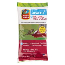 More Birds Health Plus Natural Red Hummingbird Nectar Powder Concentrate (size: 8 oz)