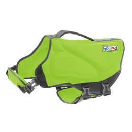 Outward Hound Dawson Swim Green Dog Life Jacket (size: Medium girth 21-27")