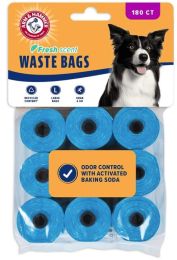 Arm and Hammer Dog Waste Refill Bags Fresh Scent Blue (size: 180 count)