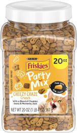 Friskies Party Mix Crunch Treats Cheezy Craze (size: 20 oz)