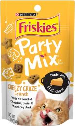 Friskies Party Mix Crunch Treats Cheezy Craze (size: 2.1 oz)