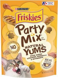 Friskies Party Mix Cat Treats Natural Yums With Real Chicken (size: 6 oz)