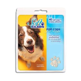 Soft Claws Nail Caps for Cats and Dogs Natural (size: small)