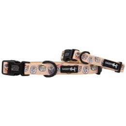 Sassy Woof Dog Collars (Color: All Sass & Dim Sum, size: medium)