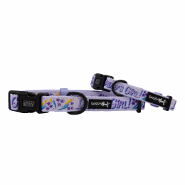 Sassy Woof Dog Collars (Color: Daddy's Girl, size: medium)