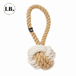 What-a-Tug Large Twisted Rope Toy (Color: Tan/Natural, size: )