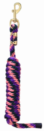 Gatsby Polypropylene 8' Lead With Snap (Color: Green/Purple/Pink, size: 8')