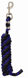 Gatsby Polypropylene 8' Lead With Snap (Color: Black/Royal, size: 8')