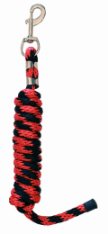 Gatsby Polypropylene 8' Lead With Snap (Color: Red/Black, size: 8')