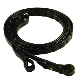 Gatsby Laced Reins (Color: Havana, size: 5/8 Horse)