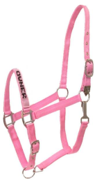 Gatsby I LOVE MY OWNER Nylon Halter (Color: Pink, size: Horse)