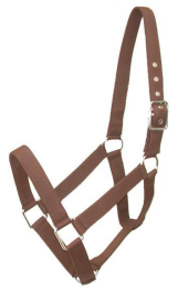 Gatsby Nylon Draft Halter (Color: Brown, size: Draft)