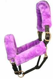 Gatsby Mink Sleeve Halter 4piece with Bag (Color: Purple, size: Full)