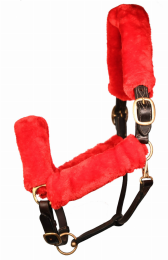 Gatsby Mink Sleeve Halter 4piece with Bag (Color: Red, size: Full)