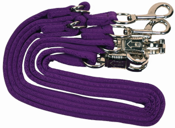 Gatsby Cushion Cross Ties (Color: Purple, size: One Size)