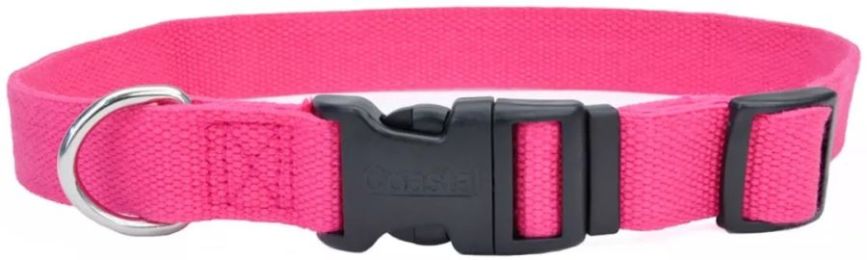 Coastal Pet New Earth Soy Adjustable Dog Collar Fuchsia (size: 6-8''L x 3/8"W)