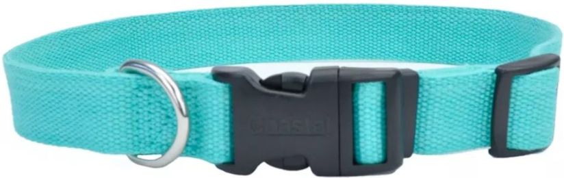 Coastal Pet New Earth Soy Adjustable Dog Collar Mint (size: 12-18"L x 3/4"W)