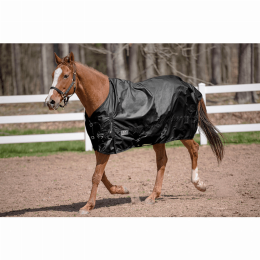 Tuffrider 600 D Comfy Standard Neck Turnout Sheet (Color: Black, size: 69)