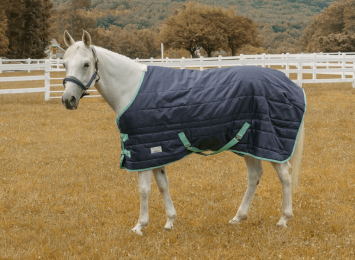 TuffRider Kozy Komfort Stable Blanket (Color: Navy, size: 69)