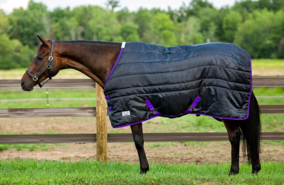 TuffRider Kozy Komfort Stable Blanket (Color: Black, size: 69)