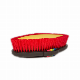 Tuffrider Bathing Sponge Brush (Color: Red)