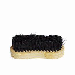 Tuffrider Stiff Face Brush With Wooden Grip (Color: Black)