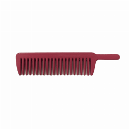 TuffRider Aluminum Comb with Wooden Handle (Color: Pink, size: 7.75)