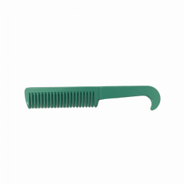 Tuffrider Aluminum Comb with Handle (Color: Green, size: 6.5)